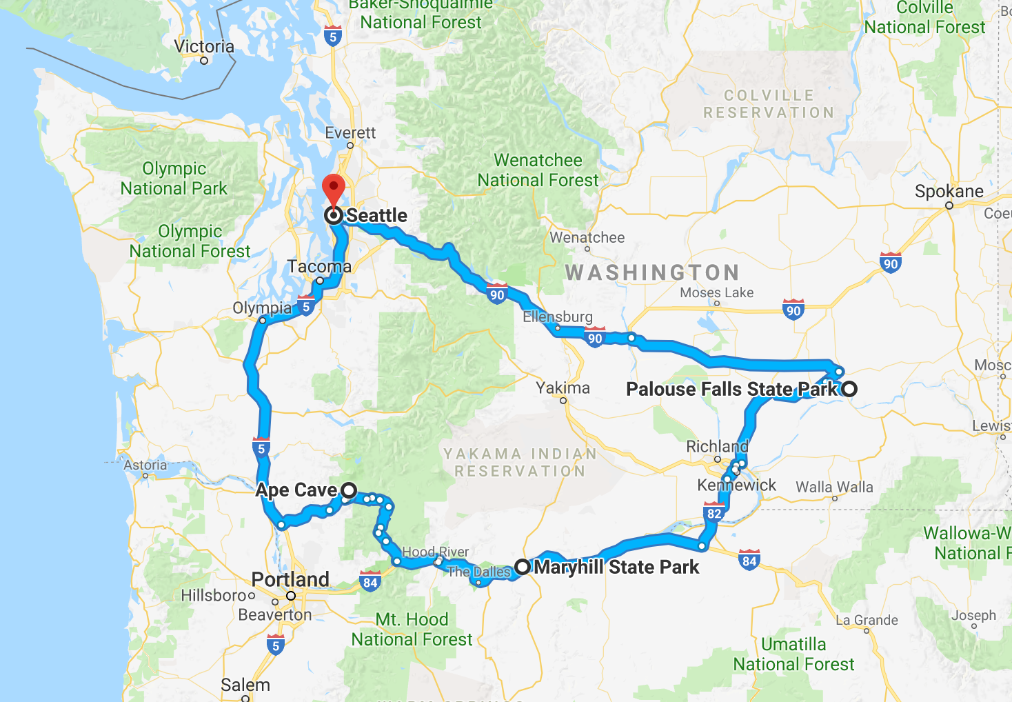 2018 spring break road trip